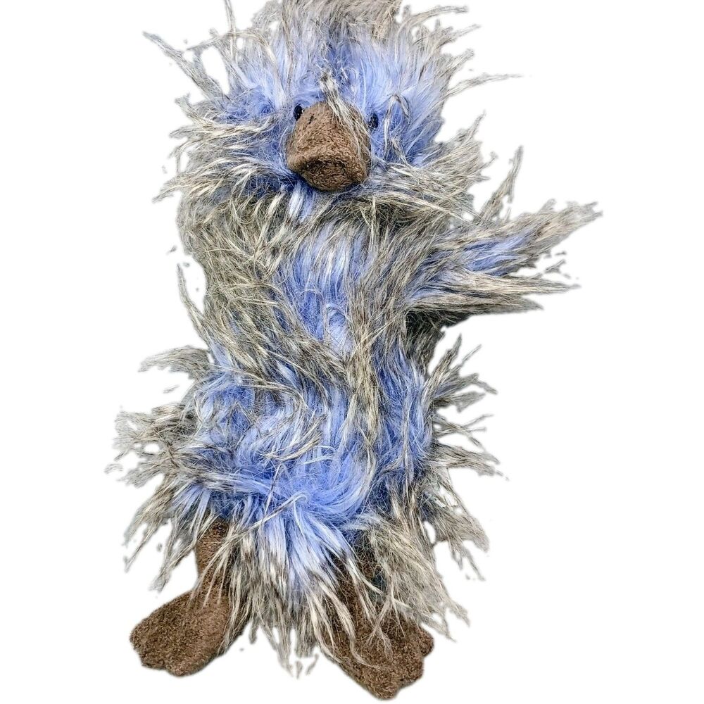 JellyCat London Delphine Duck Long Hair Plush Stuffed Animal Retired  Bird 13"